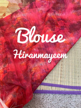 Load image into Gallery viewer, Semi Tussar Digital Print Saree(Vegan)