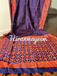 Jamdhani cotton saree