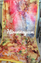 Load image into Gallery viewer, Semi Tussar Digital Print Saree(Vegan)
